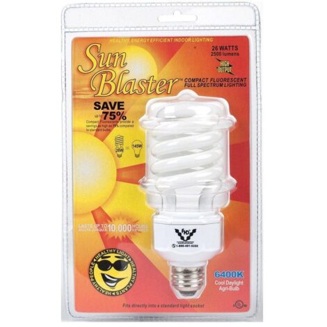 SUNBLASTER AMPOULE FLUOCOMPACTE 26W 6400K