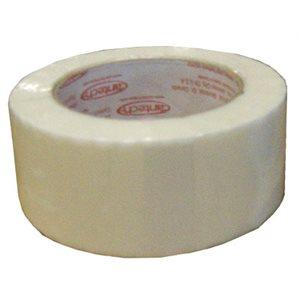 RUBAN ADHÉSIF POLYÉTHYLÈNE BLANC 3'' 72MM X 55M POUR B&W