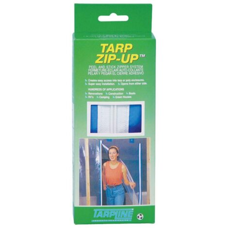 TARP ZIP-UP FERMETURE ÉCLAIR POUR PORTE 7'