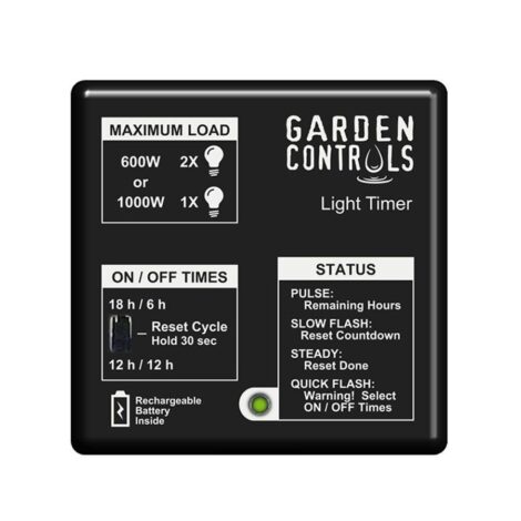 GARDEN CONTROLS MINUTERIE D’ÉCLAIRAGE
