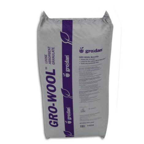 GRODAN GRO-WOOL GRANULÉ ABSORBANT 45 LB