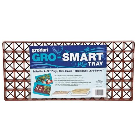 GRODAN GRO-SMART PLATEAU RÉVERSIBLE 78 CELLULES