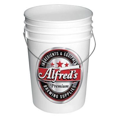 Bucket 5 Gallon White Alfred