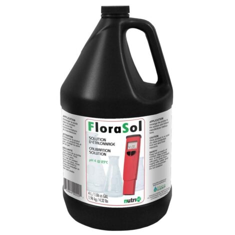 NUTRI+ FLORASOL SOLUTION ÉTALONNAGE PH 4 4L