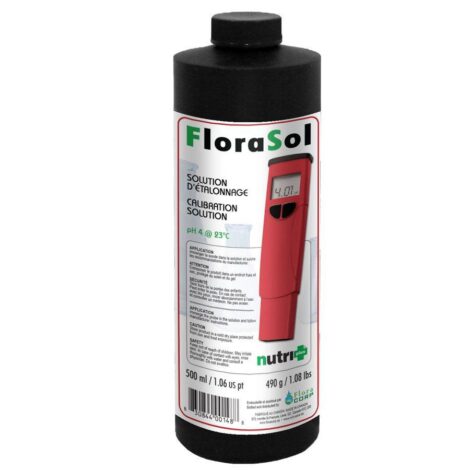 NUTRI+ FLORASOL SOLUTION ÉTALONNAGE PH 4 1L