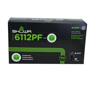 SHOWA GANTS NITRILE BIODÉGRADABLE SANS POUDRE LARGE (100)