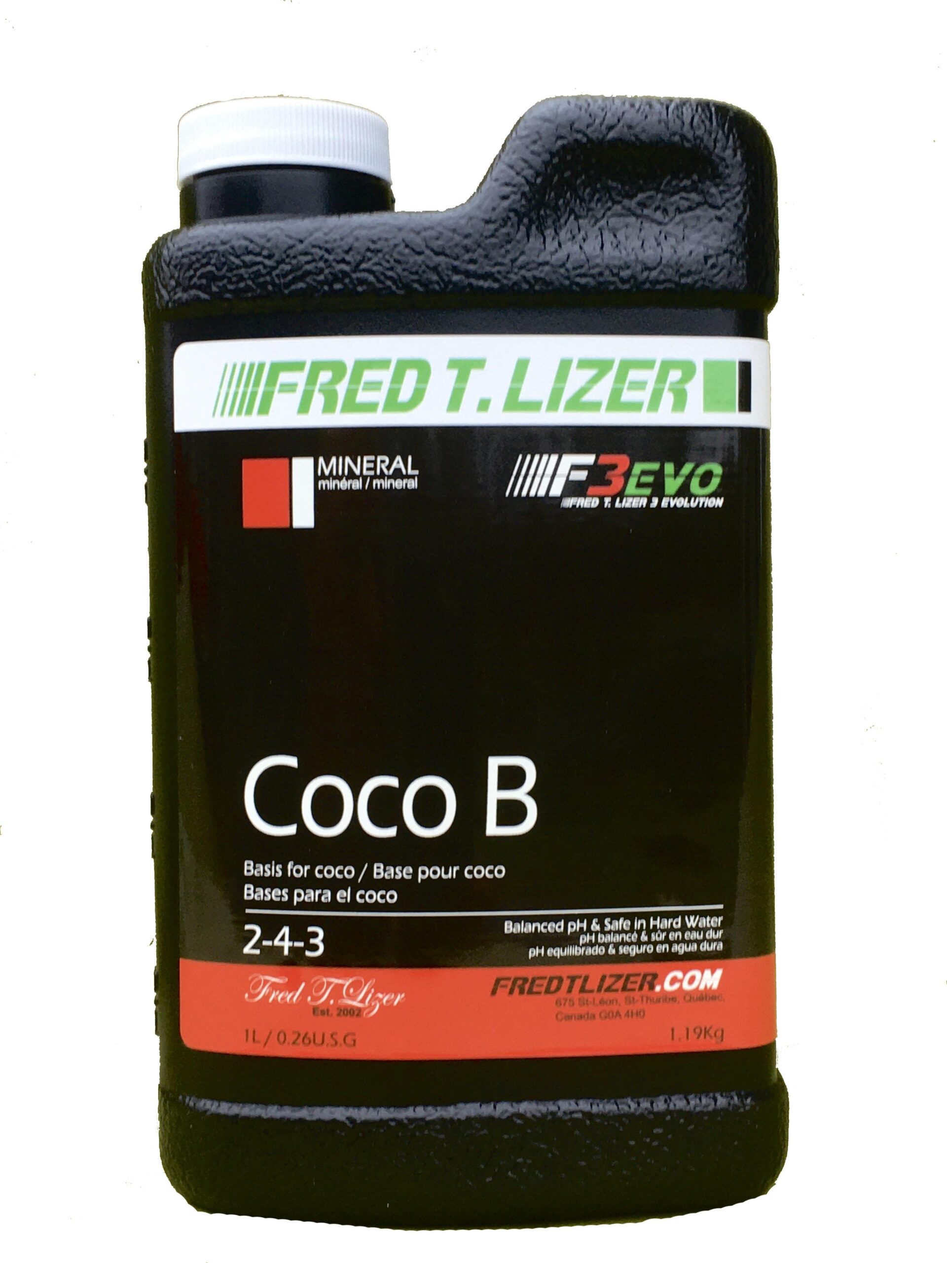 Fred T. Lizer Coco A+B 10L Produit Québecois – Image 2