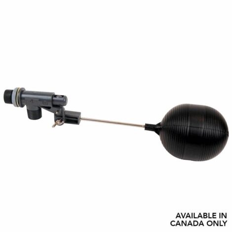 HydroLogic Float Valve High Flow 3 / 4" Adjustable Water Level