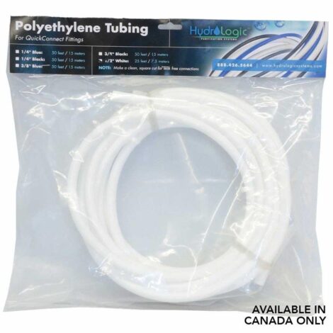 HydroLogic 1 / 2" Tubing Pack 25 ft - White