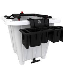 The bucket company Kit 12 buckets 1.2G Blanc