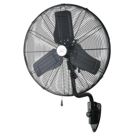 Canarm Commercial 24" Oscillating Wall Mounted, Black